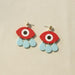 Contrast Geometric Acrylic Dangle Earrings - Coco and lulu boutique 