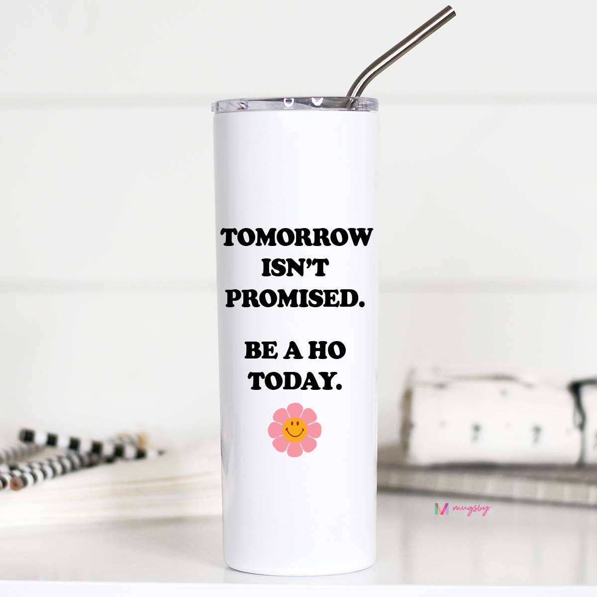 Be a Ho Today Funny Stainless Steel Tall Travel Cup - Coco and lulu boutique 