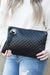 Quilted Wristlet Clutch - Coco and lulu boutique 