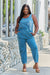 Megan  Full Size Acid Wash Casual Jumpsuit - Coco and lulu boutique 
