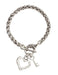 Lock and Key Handmade Pewter Bracelet - Coco and lulu boutique 