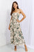 Hold Me Tight Sleevless Floral Maxi Dress in Sage - Coco and lulu boutique 