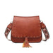Bailey Rust Crossbody with Print Contrast Strap - Coco and lulu boutique 
