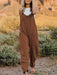 Sydney 3 Full Size Sleeveless V-Neck Pocketed Jumpsuit - Coco and lulu boutique 