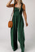Beth Smocked Square Neck Wide Leg Jumpsuit with Pockets - Coco and lulu boutique 