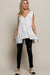 Basic Meets Feminine Knit Tank Top - Coco and lulu boutique 