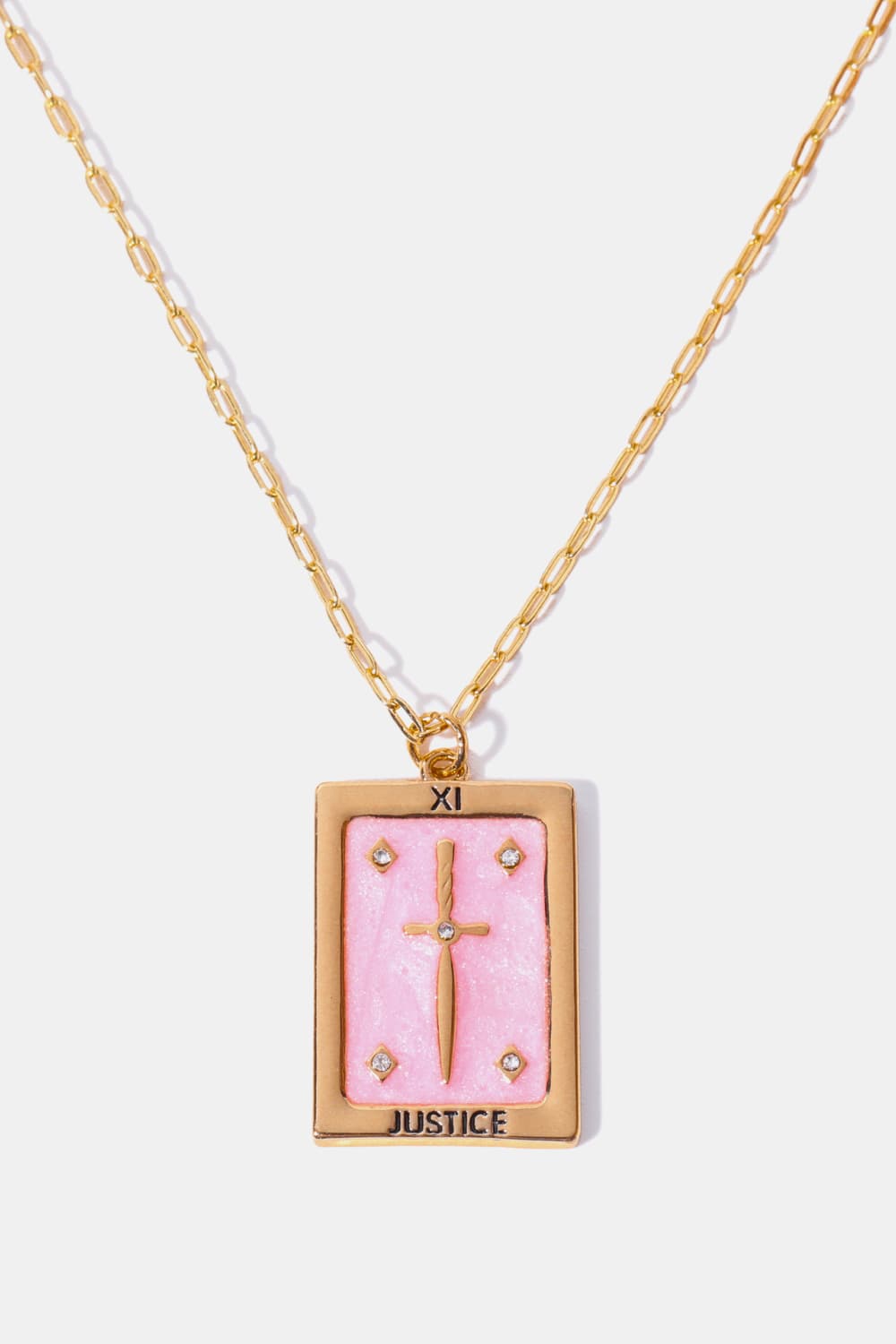 Tarot Card Pendant Copper Necklace - Coco and lulu boutique 