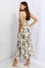Hold Me Tight Sleevless Floral Maxi Dress in Sage - Coco and lulu boutique 