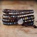 Agate Beaded 5 wrap Bracelet - Coco and lulu boutique 