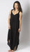 Bohemian Gypsy Jumpsuit in Black Solid - Coco and lulu boutique 