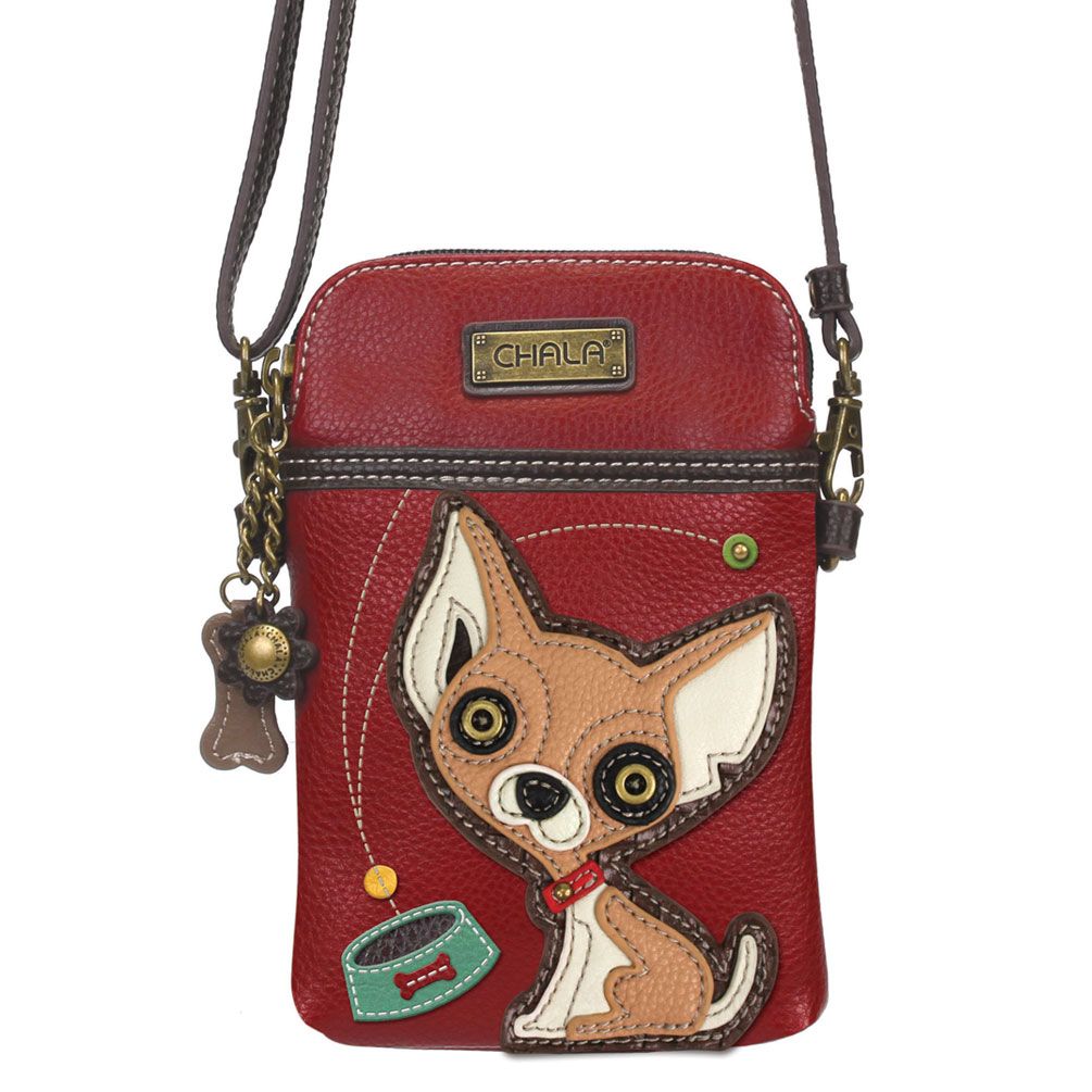 Chihuahua Collectable Crossbody Cell Phone Bag - Coco and lulu boutique 