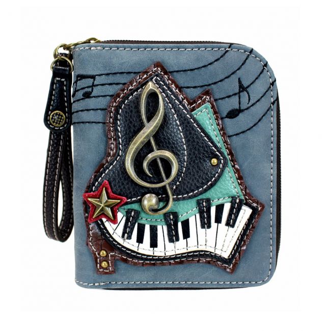 Piano and Music Note Collectable Wallet - Coco and lulu boutique 