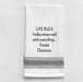 Life Rule: Vodka mixes well…Dish Towel Humor - Coco and lulu boutique 