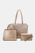 Regina 3-Piece Satchel Bag Set - Coco and lulu boutique 