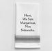Dish Towel Humor...  Here we salt Margaritas, not sidewalks. - Coco and lulu boutique 
