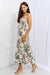 Hold Me Tight Sleevless Floral Maxi Dress in Sage - Coco and lulu boutique 