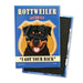 Rottweiler Security Retro Pet Dog Magnet - Coco and lulu boutique 