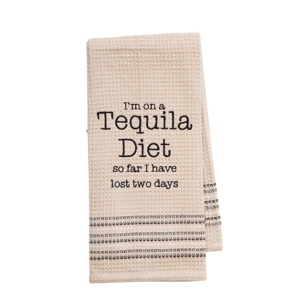 Tequila Waffle-Weave Dishtowel - Coco and lulu boutique 