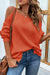 Charlotte Ribbed Cold Shoulder Long Sleeve Knit Top - Coco and lulu boutique 