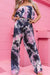 Heather Tie-Dye Layered Strapless Jumpsuit - Coco and lulu boutique 