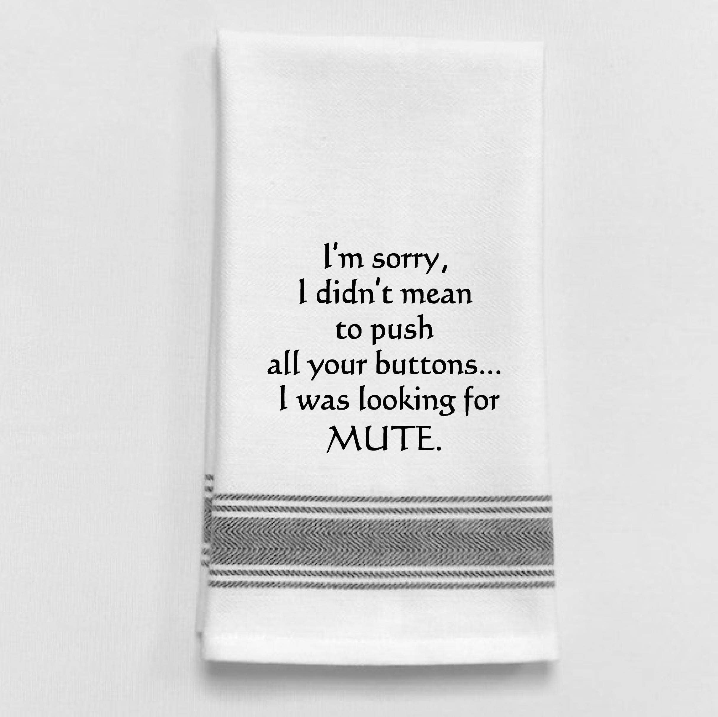 I'm sorry, I didn't mean to push…Fun Dish Towel - Coco and lulu boutique 