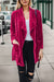 Modern Pocketed Open Front Long Sleeve Jacket - Coco and lulu boutique 