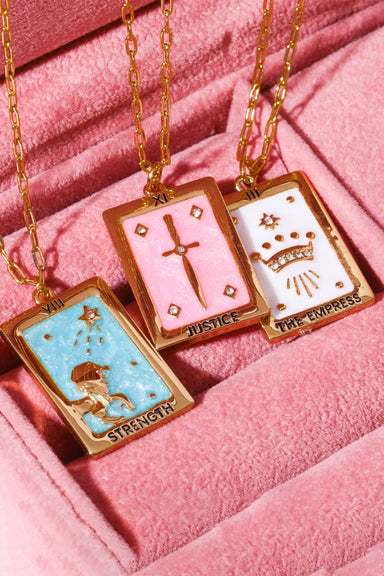 Tarot Card Pendant Copper Necklace - Coco and lulu boutique 