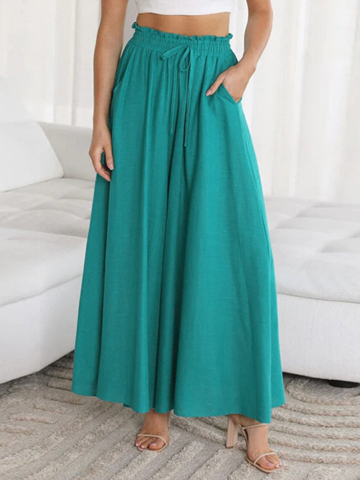 CULLNI（クルニ）の「22-AW-039/ 2 Tuck Wide Pants with long