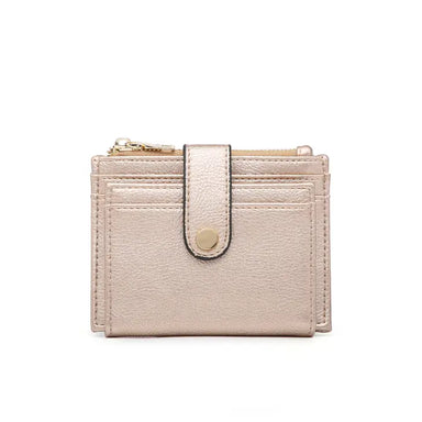 Sadie Rose Gold Mini Snap Wallet/Card Holder - Coco and lulu boutique 