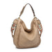 Aris Tan Whipstitch Hobo/Crossbody w/ Guitar Strap - Coco and lulu boutique 