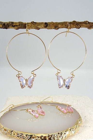 Butterfly Bohemian Earrings - Coco and lulu boutique 